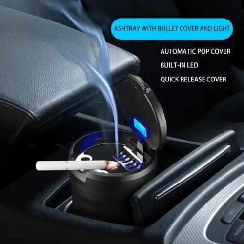 Accesorios Coche Interior Aschenbecher Carro Car Cendriers Akcesoria Do Samochodu Dl Posacenere Portatile Portacenere Luxus Ciga