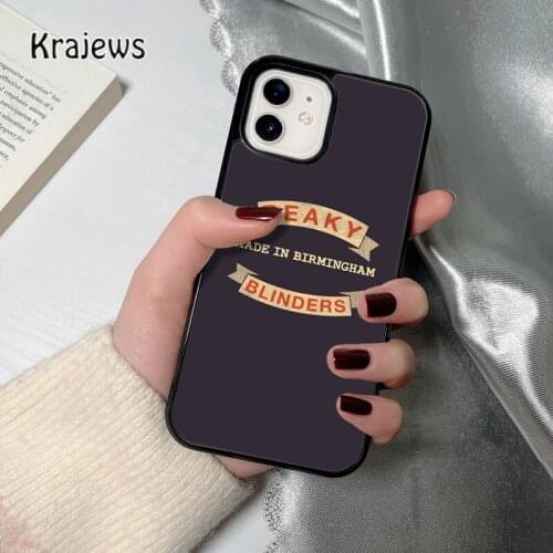 Krajews Peaky Blinders TV series coque Phone Case for iPhone 12 mini 5 6S 7 8 PLUS X XS XR 11 PRO MAX SE 2020 Cover Funda Shell