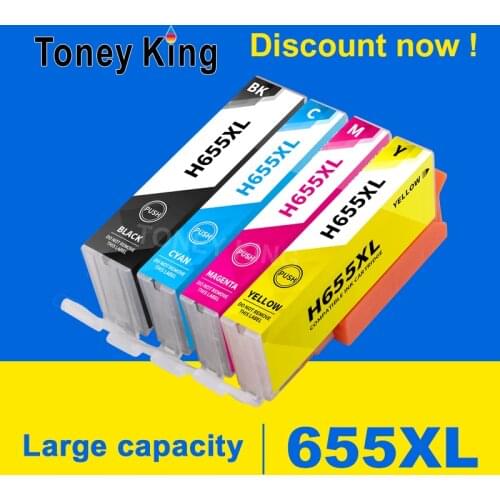 Ink Cartridge for HP 655 Printer Cartridges for HP655 655XL Deskjet 3525 5525 4615 4625 4525 6520 6525 6625 Printers