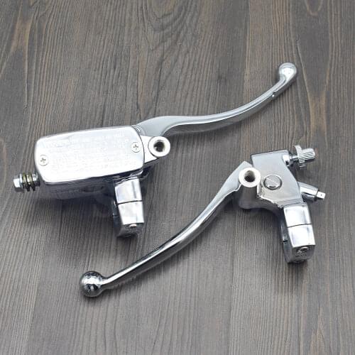 1" 25mm Clutch Lever Mirror seat Hydraulic Brake Master Cylinder For Honda Magna Steed VLX Shadow 250 400 600 750 VT600 VT750 11