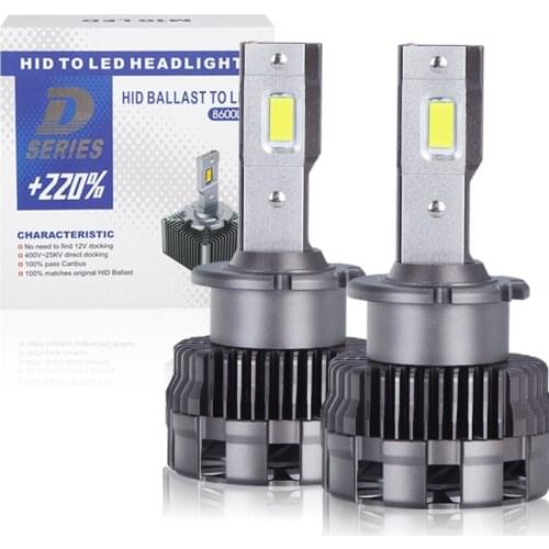 D2S D3S HID LED Headlight Bulb 6000K D1S D2R D4R D4S D5S D8S 70W 15000LM CANBUS Error Free LED MINI Design Led Lamp