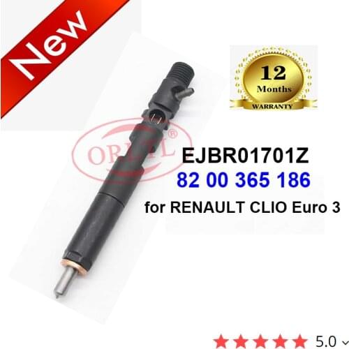ORLTL Diesel Fuel Injector EJBR01701Z 82 00 365 186 Nozzle 8200365186 for FORD FOCUS Euro 3