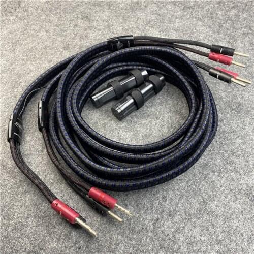HiFi Audio Line Gibraltar Speaker Cable Silver Banana Plug 72V DBS for Subwoofer Amplifier CD Player