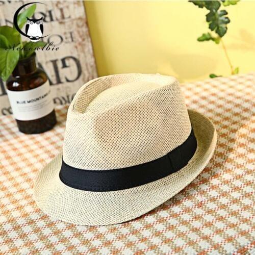 Middle aged and elderly men summer flax breathable small cap travel visor cap cappello uomo estate collapsible straw