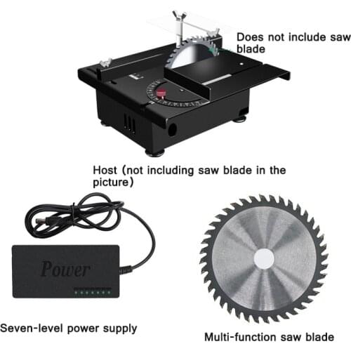 Mini-Precision Table Saw Woodworking Sliding Table Saw Can Be 0~90°Multi-Angle Cutting Multi-Function Cutting Machine