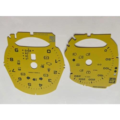 Instrument Cluster Overlay Sticker For Porsche 981 982 (718) Boxster/Cayman/Macan 9000RPM 280KM/H Dash Cluster Gauge Faces
