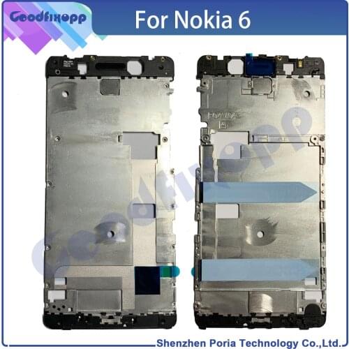 For Nokia 6 Media Case Front Frame ,Middle Bezel Frame ,LCD Screen Support Front Frame