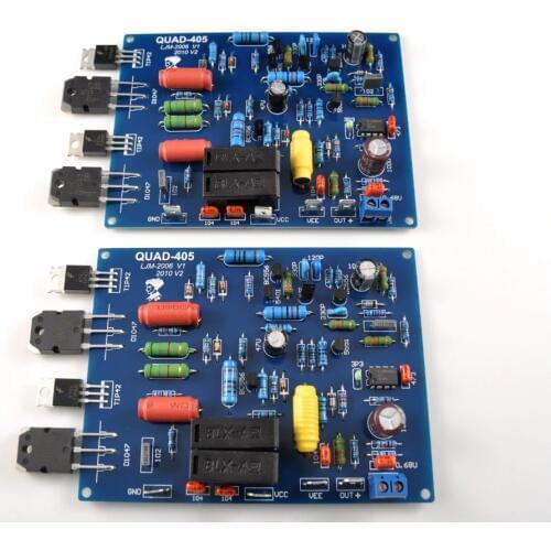 QUAD405 100W+100W KD1047 1Pair / 2 channels High power tube Audio Power Amplifier Board DIY KIT / Finished board