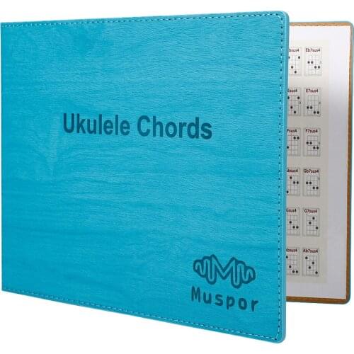 Portable Ukulele Chord Chart Songbook Over 180 Chords Collect All A-Ab Tone