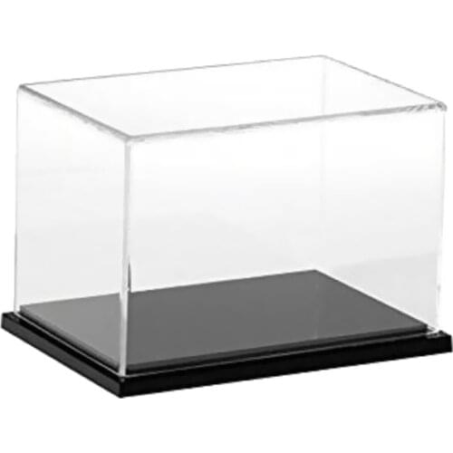 8 * 4 * 4 Inch Clear Acrylic Dustproof Presentation Box (Without Glue, Assembly)