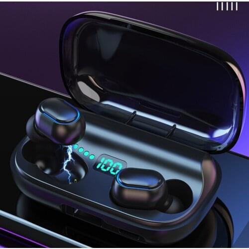Tws Bluetooth-compatible 5.0 Earphones Wireless Headset 1200MAh Charging Case Sports Gaming Mini Earbuds For Xiaomi Redmi Huawei