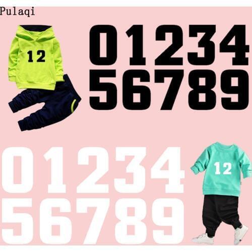 Pulaqi Vinyl Heat Transfer for Clothes Jacket Badge Thermal Iron on Transfers Sticker Number Patch Logo Chile Stripe on Clothes