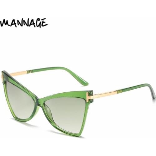 Vintage Cat Eye Women Sunglasses Personality Triangle PC Frame Eyewear Fashion Holiday Travel Glasses Summer Goggles