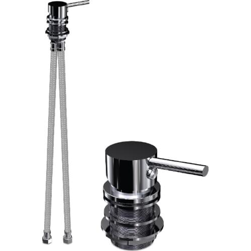 BUILT-IN CLOSET MIXER WITH COLD WATER CARTRIDGE INSIDE FIXING