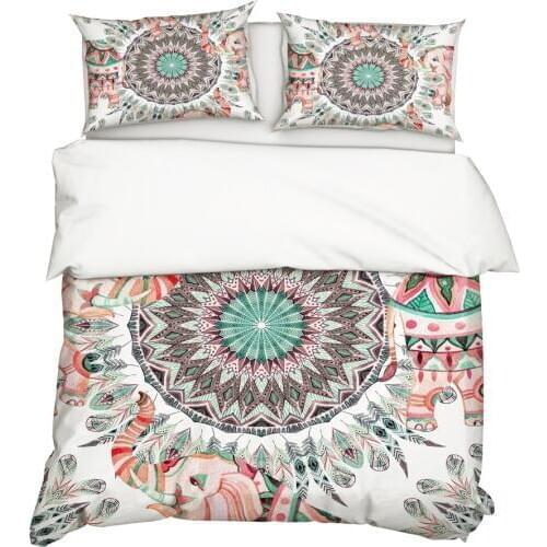 YuXiu 3D Modern Printing Duvet Covers 3Pcs Sets Black Bedding Set Bed Linen Cover Pillowcases King Queen Full Twin Double size