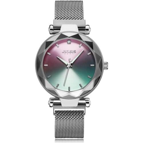 Magnetic Buckle Womens Watch Miyota Mov't Lady Hours Fine Fashion Bracelet Stainless Steel Girls Birthday Gift Julius Box 1166