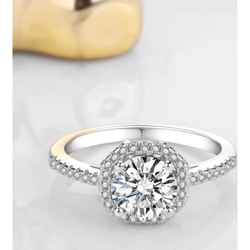 Rings for Women Silver 925 Natural Aquamarine Wedding Fine Luxury Jewelry 4-10 size Simple Temperament Big Silver Rings Gift