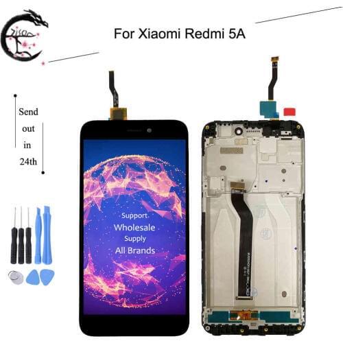 5.0" LCD With Frame For Xiaomi Mi Redmi 5A Full LCD Display Digitizer Touch Screen Assembly For Xiaomi Redmi5A Display + Frame