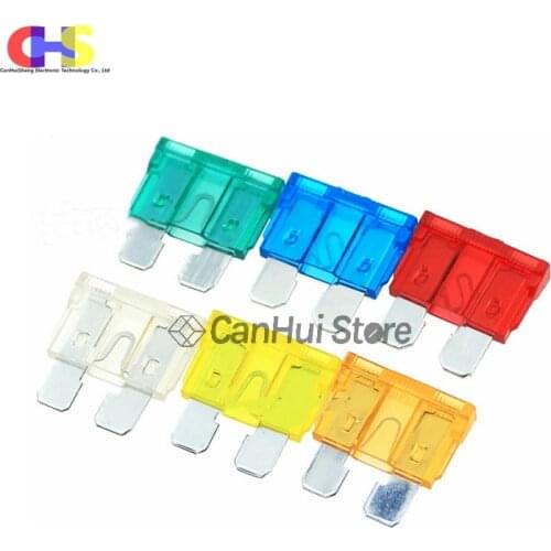 100pcs/set Fuse Standard Medium Blade Car Fuse Auto Fuses Car 5A 10A 15A 20A 25A 30A 35A Car Accessories Auto Fuse Car Insurance