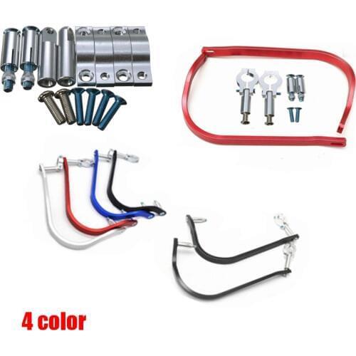 2x 7/8" 22mm Universal Motorcycle Hand Guards Protector Motocross Dirt bike Handguards Handlebar Guards Aluminum Hand Bar Stand