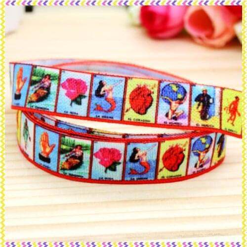 5/8'' Free shipping Elastic FOE playing card printed headband headwear hairband diy decoration wholesale OEM P4148