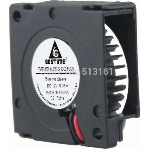 5 pieces Gdstime 12V Sleeve Bearing 3010 30mm Blower Fan 30mm * 10mm 3D Printer Fan 3CM Brushless Turbo Blower Cooler Fan