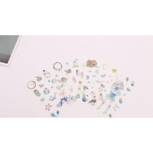 4pcs Lovely angel paper sticker Organizer Calendar Diary Book Planner Scrapbook Decoration Diary Sticker papeleria