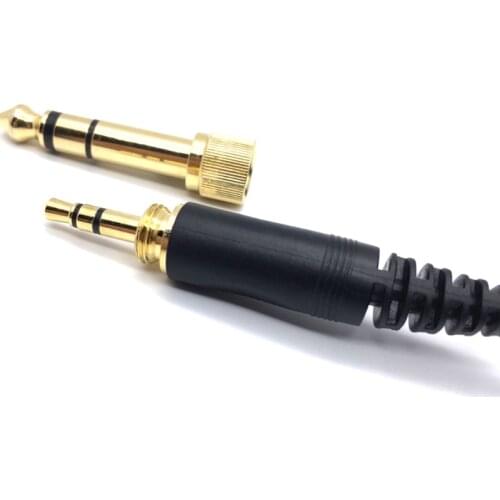 6.3/3.5mm Jack Headphone Cable Line Cord for AKG Q701 K702 K240 K141 K271 G88D