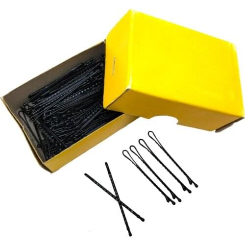 Korean Version of Latest Black Wire Word Folder One Containing Hairpin Hair Clips 120 Pcs/lot Small Clip Hair Clip Hairpin