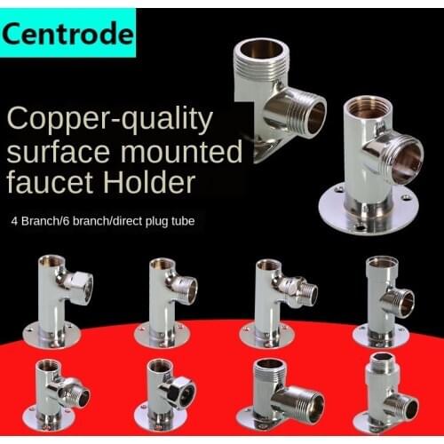 Faucet mount 1/2IN connector accessories surface mounted wall 3/4IN copper concealed Variable surface mounted modified bracket