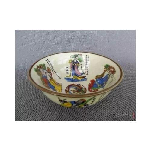 Small white immortals bowl of Jingdezhen antique porcelain