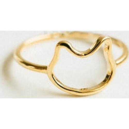 Fashion cute cat-head ring animal series rings