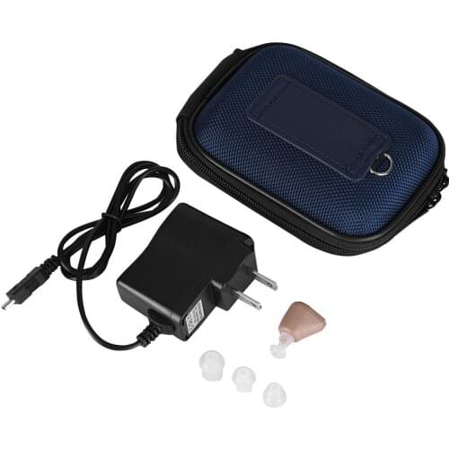 Mini Invisible Rechargeable Hearing Aid Sound Amplifier For Elderly/ Hearing Loss US Plug Sound Amplifier/Hearing Aid