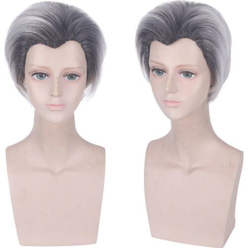 Anime Descendants 2 Carlos Short Wig Cosplay Costume Men Women Heat Resistant Synthetic Hair Party Role Play Wigs