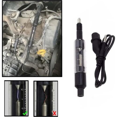 Car Sparking Plug Tester Spark Plug Checker Secure Ignition System Coil Engine In Line Auto Diagnostic Tool Sparking Test#294577