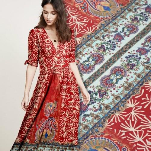 Special fashion cloth totem cardinal heavy silk linen / ramie Vintage silk fabric 35mm linen cloth positioning 125 cm