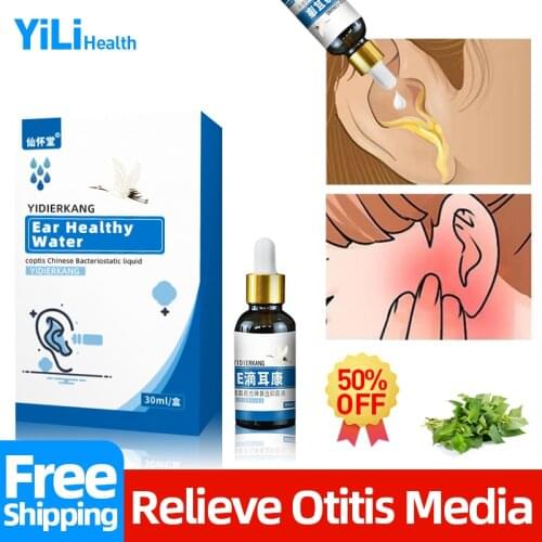 30ml Acute Otitis Media Ear Cleaner Drops Infection Tinnitus Sore Earwax Removal Chinese Herbal Medicine Ears Healthy Water