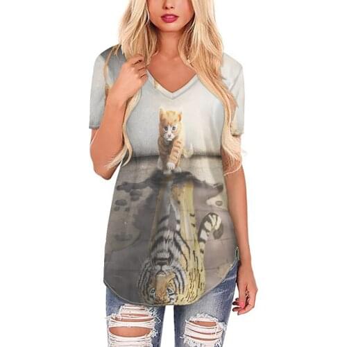 Twoheartsgirl Women's Loose T-Shirts