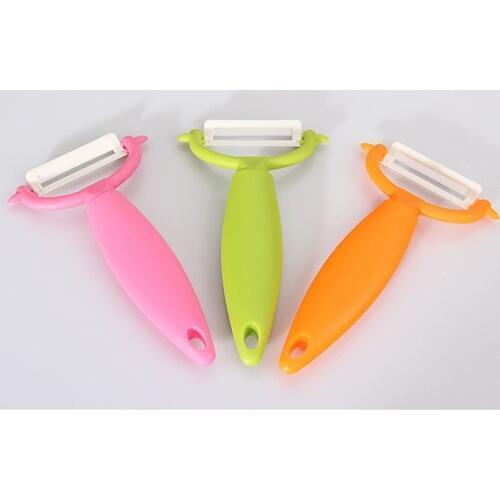 1PC Ceramic peeler for fruit and vegetable Kitchen Cutlery Ceramic Paring Knife Peeler Zesters Sharp Peeler KX 207
