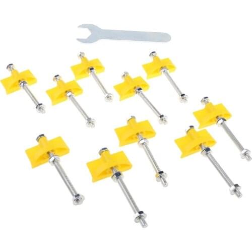 10pcs Manual Tile Locator Wall Tiles Regulator Height Adjustment Positioner Leveler Ceramic Fine Thread Rising Construction Tool