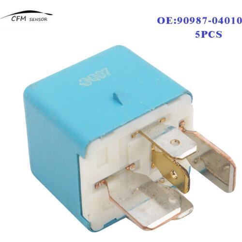 5PCS New Brand 90987-04010 For Toyota Lexus Blower Motor Relay