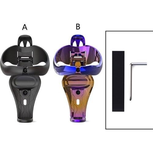 Bicycle Modified Accessories Water Bottle Holder Matte Black Burn Titanium Color Cycling Equipment Bottle Cage