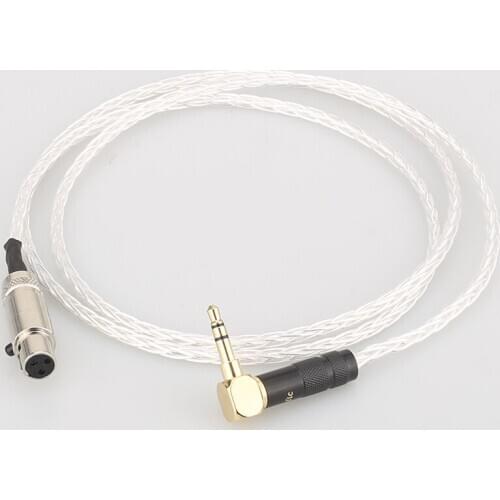 Audiocrast 8 Cores 7N OCC Silver Plated /copper silver Earphone Upgraded Cable Wire for K240 K242 K271 K272 K702 Q701 Headphones