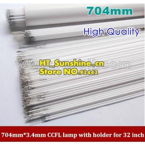 Free Shipping!!! 50PCS/Lot 704MM*3.4MM CCFL Lamp Tube Backlight For 32" LCD Sharp TV Screen Panel