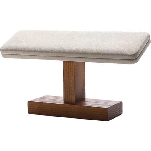 Wooden Bracelet Chain Watch T-Shaped Rack Jewelry Display Holder Jewelry Organizer Storage Display Stand