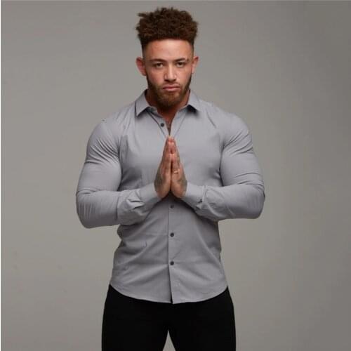 GYM WARRIORS Men's Dress Shirts