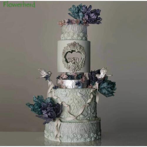 Chrysanthemums Silicone Mold Flower Silicone Cake Mold Petal Fondant Molds Cake Decorating Tools Leaves Mould Baking Supplies