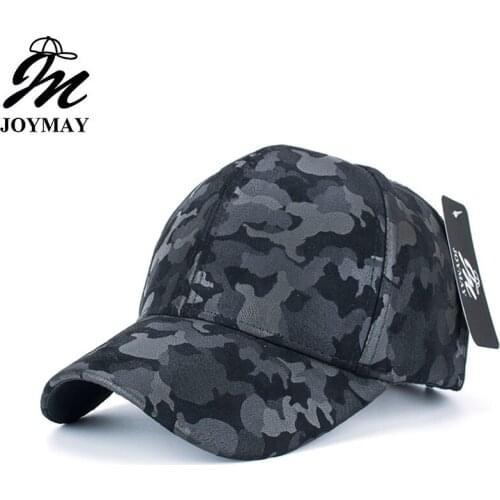 JOYMAY Wholesale PU Fitted Hat Baseball Cap Casual Camouflage Dot casquette Snapback Gorras Summer dad Hats For Men Women B453