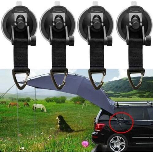 Multifunction Suction Cup Hook Side Awning Anchor Car Tent Suction Cup Outdoor Mount Tent Sucker Camping Tent Accessories