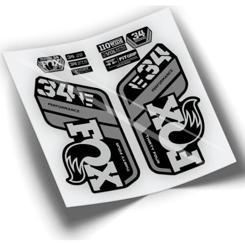Pegatinas hairpin clip FOX 34 PERFORMANCE EBIKE WP323 STICKERS